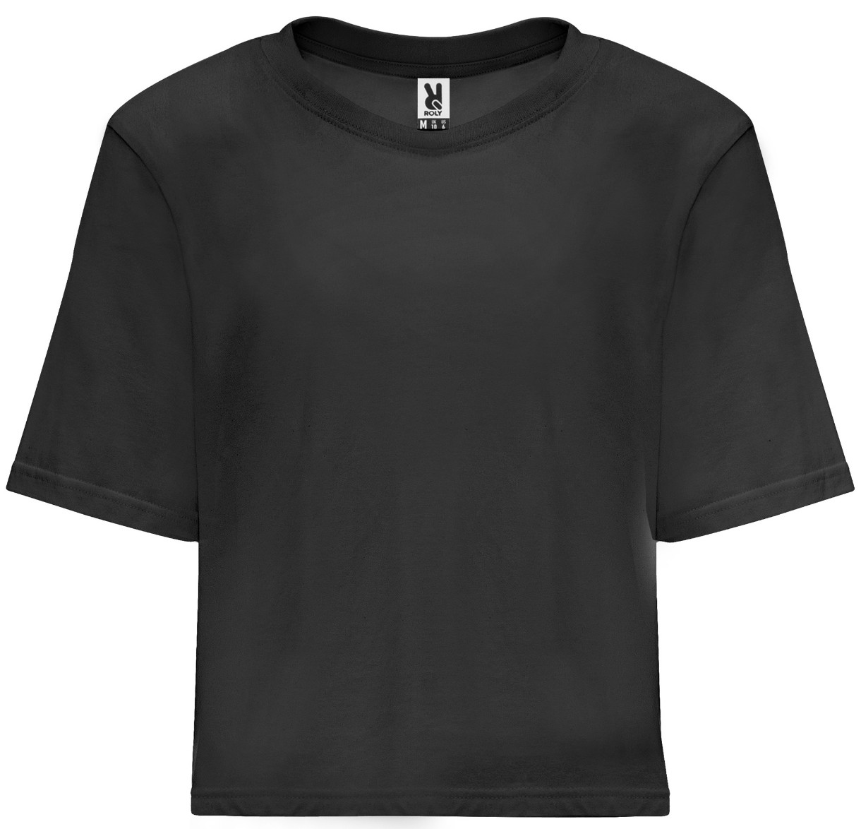 Женская футболка Roly Dominica 6687 Black, s.L