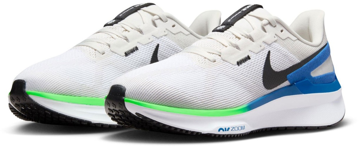Кроссовки мужские Nike M Air Zoom Structure 25 Wide White/Platinum Tint/Star Blue/Black, s.42