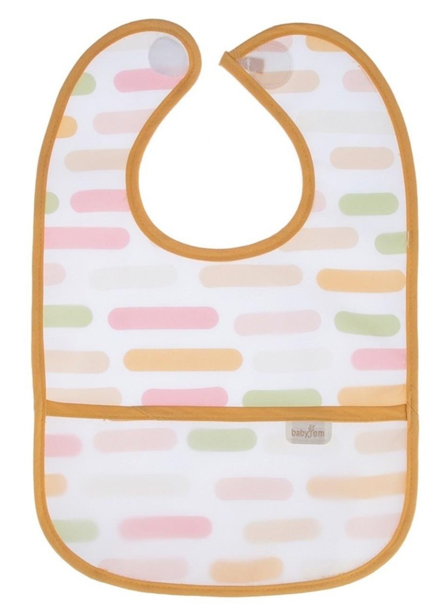 Слюнявчик BabyJem Pastel Stripes (840)