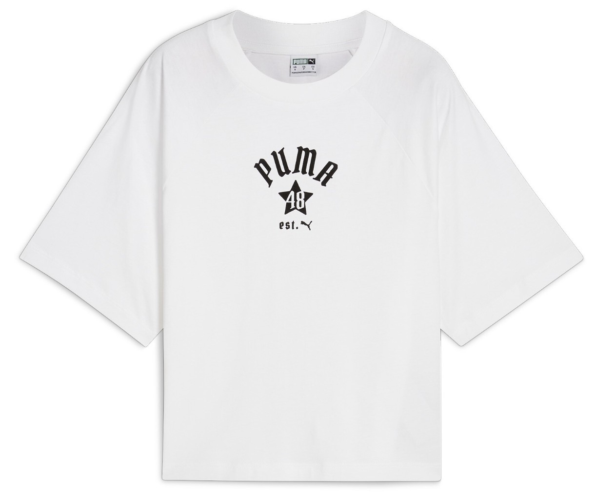 Женская футболка Puma Classics Play Paris Relaxed Tee Puma White, s.XS
