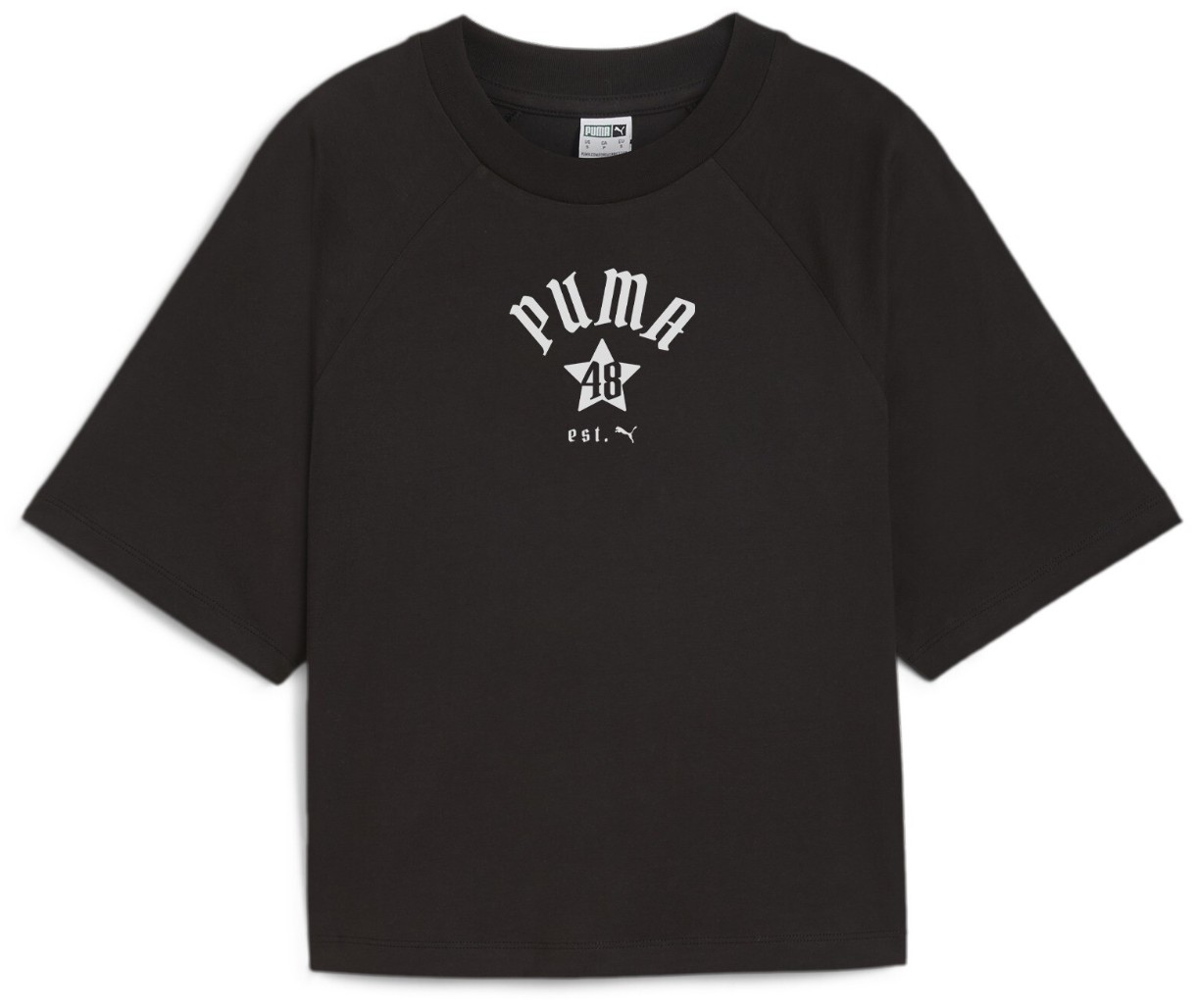 Женская футболка Puma Classics Play Paris Relaxed Tee Puma Black, s.S