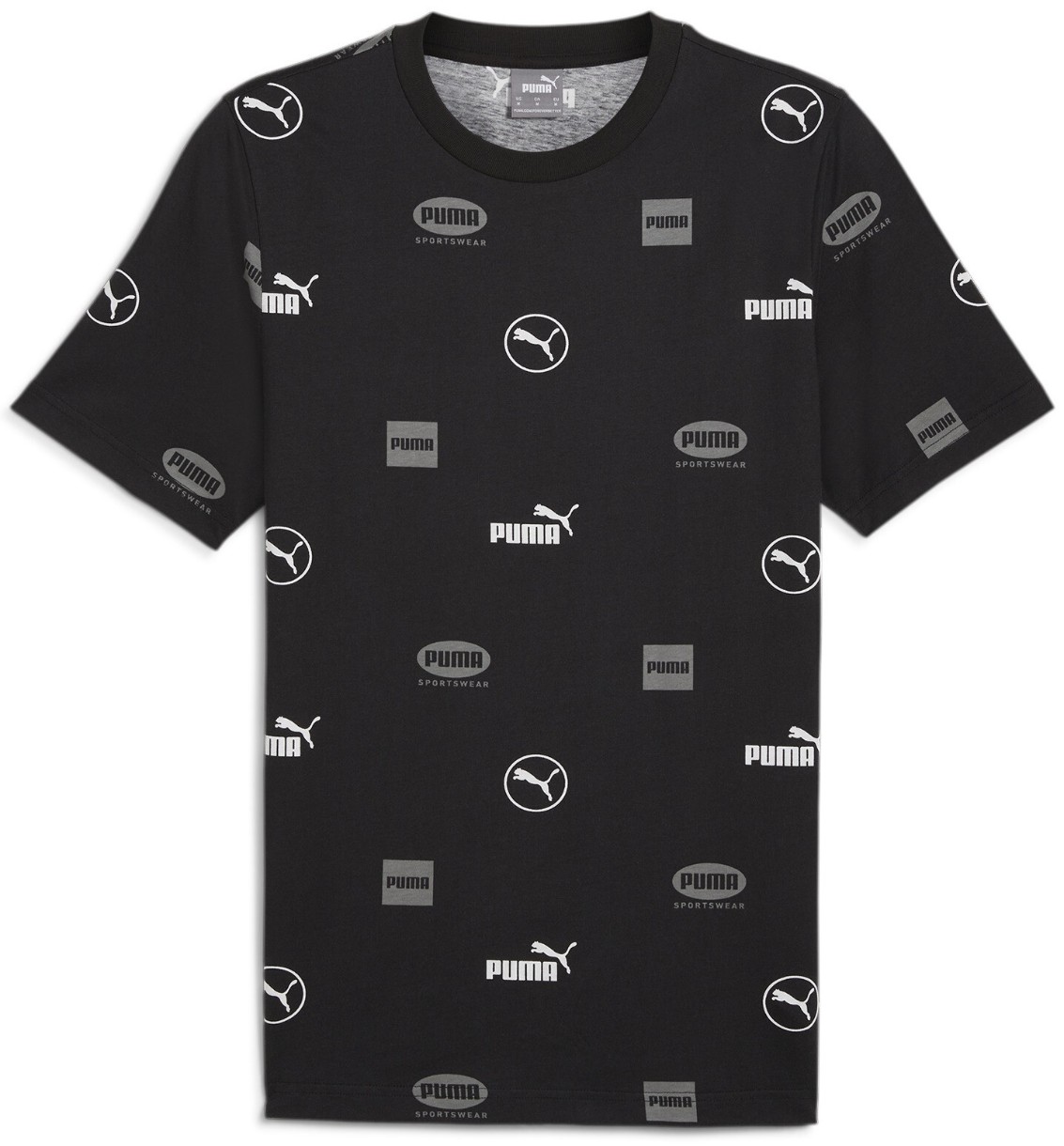 Tricou bărbătesc Puma Power Aop Tee Puma Black, s.S