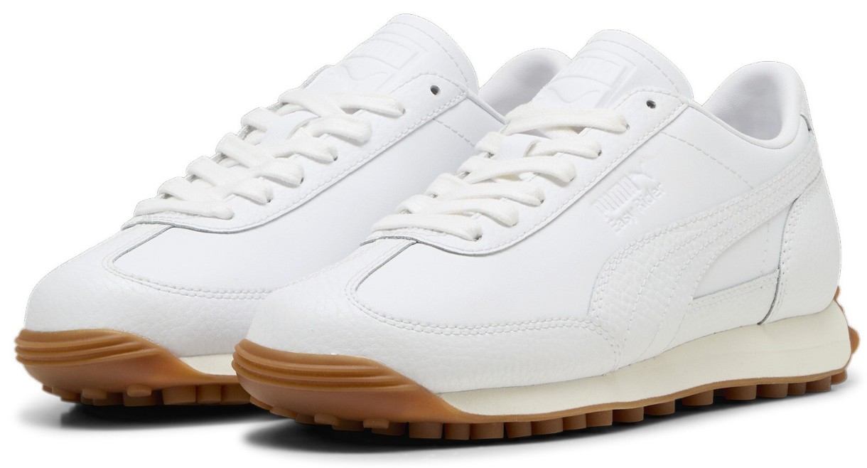 Adidași pentru copii Puma Easy Rider Lth Jr Puma White/Frosted Ivory, s.39