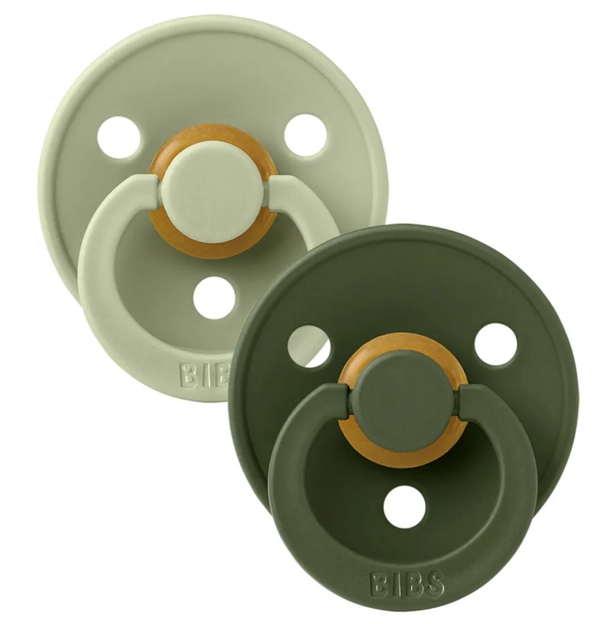 Пустышка BIBS Colour 2 Pack - Sage/Hunter Green 18+ months (130212)