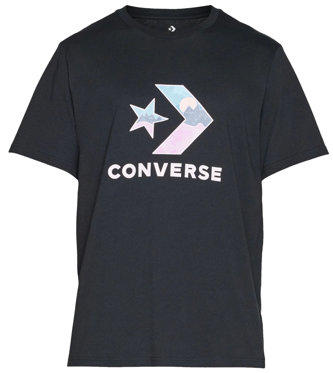 Мужская футболка Converse Star Chev Fill Landscape Tee Black, s.XL