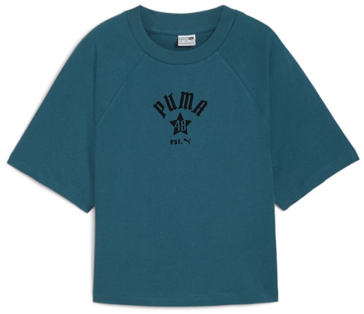 Женская футболка Puma Classics Play Paris Relaxed Tee Cold Green, s.L