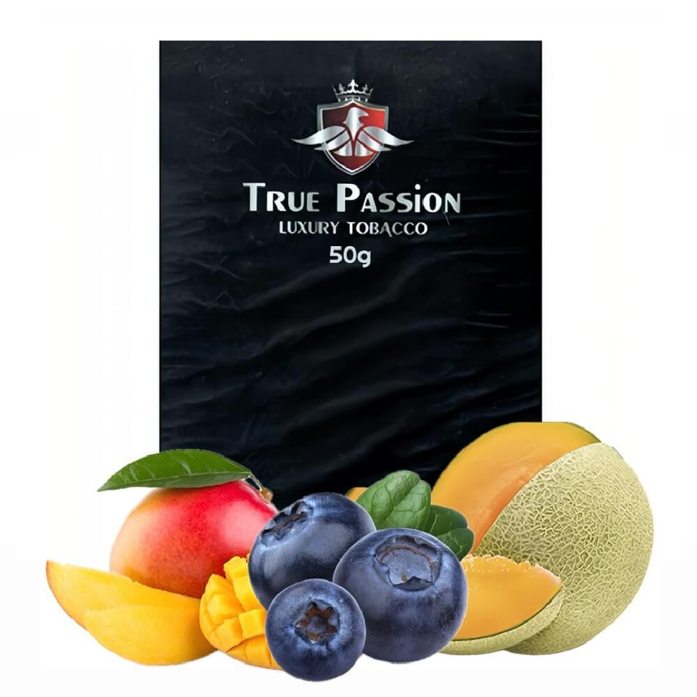 Tutun pentru narghilea True Passion T240 Blueberries Mango Melon 50g