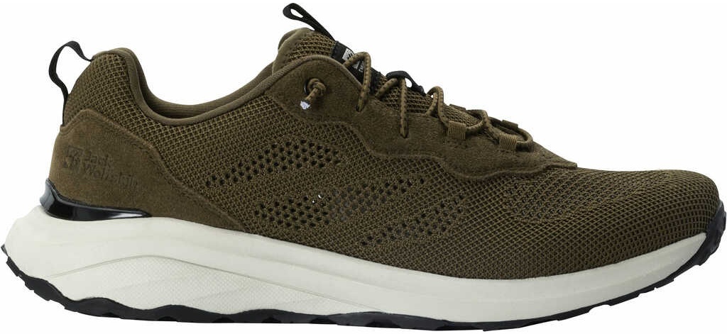 Кроссовки мужские Jack Wolfskin Dromoventure Knit Low M Darkolivegreen, s.45
