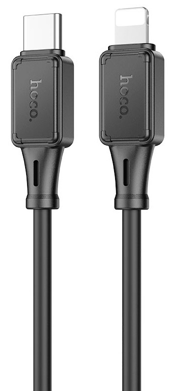 Cablu USB Hoco X101 Assistant USB-C to Lightning 1m Black