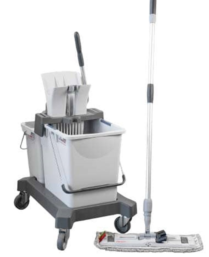Carucior profesional pentru curatenie Vileda Ultraspeed Pro Starter Set (173904)
