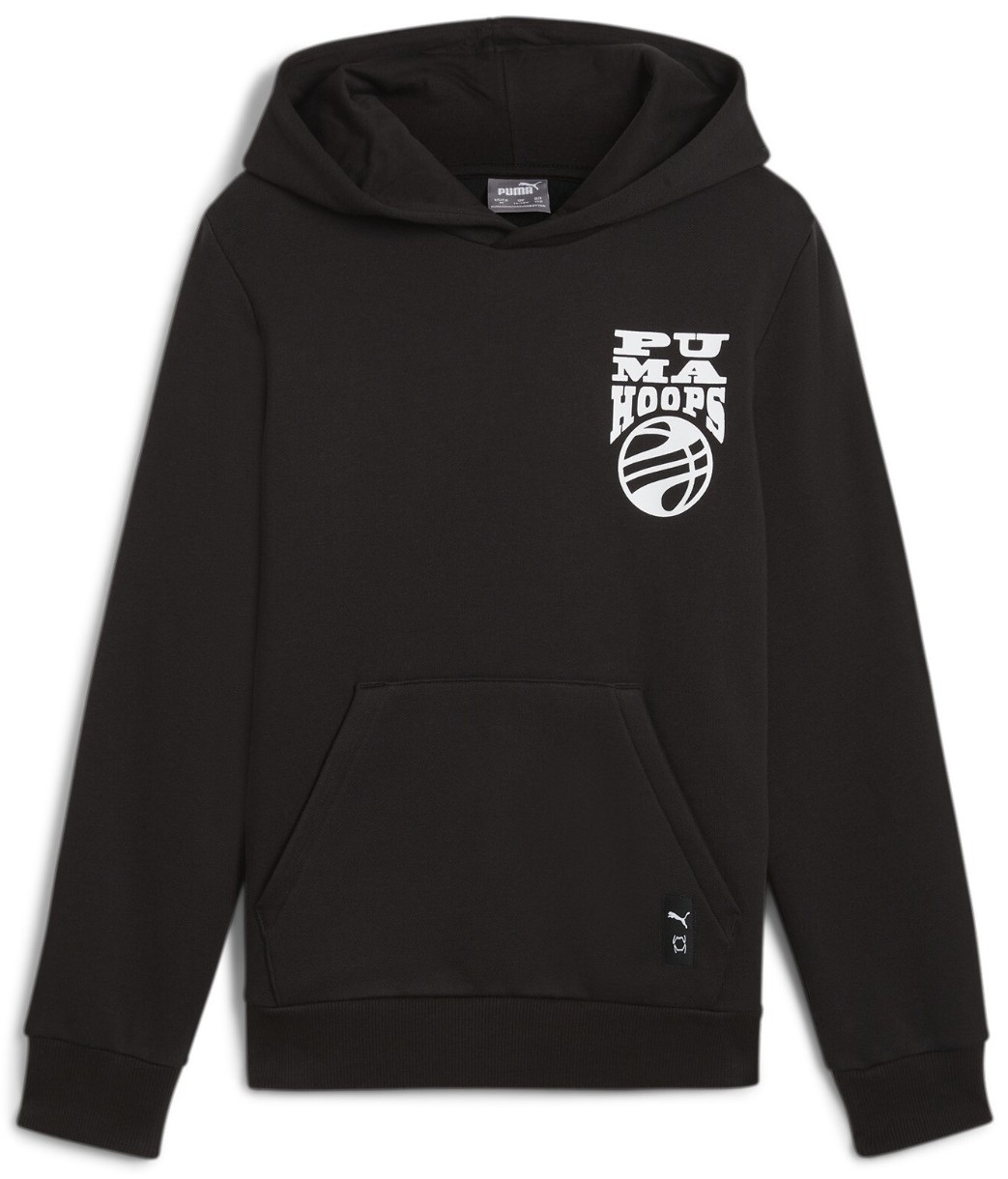 Hanorac pentru copii Puma Basketball Blueprint Hoodie Fl B Puma Black, s.140