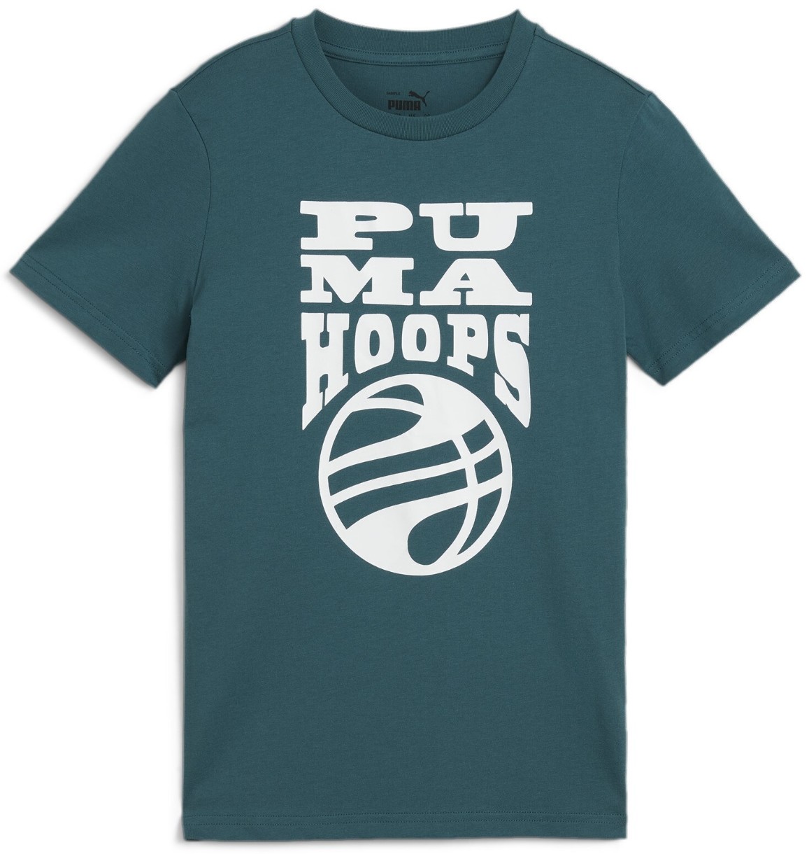 Tricou pentru copii Puma Basketball Blueprint Tee B Cold Green, s.164