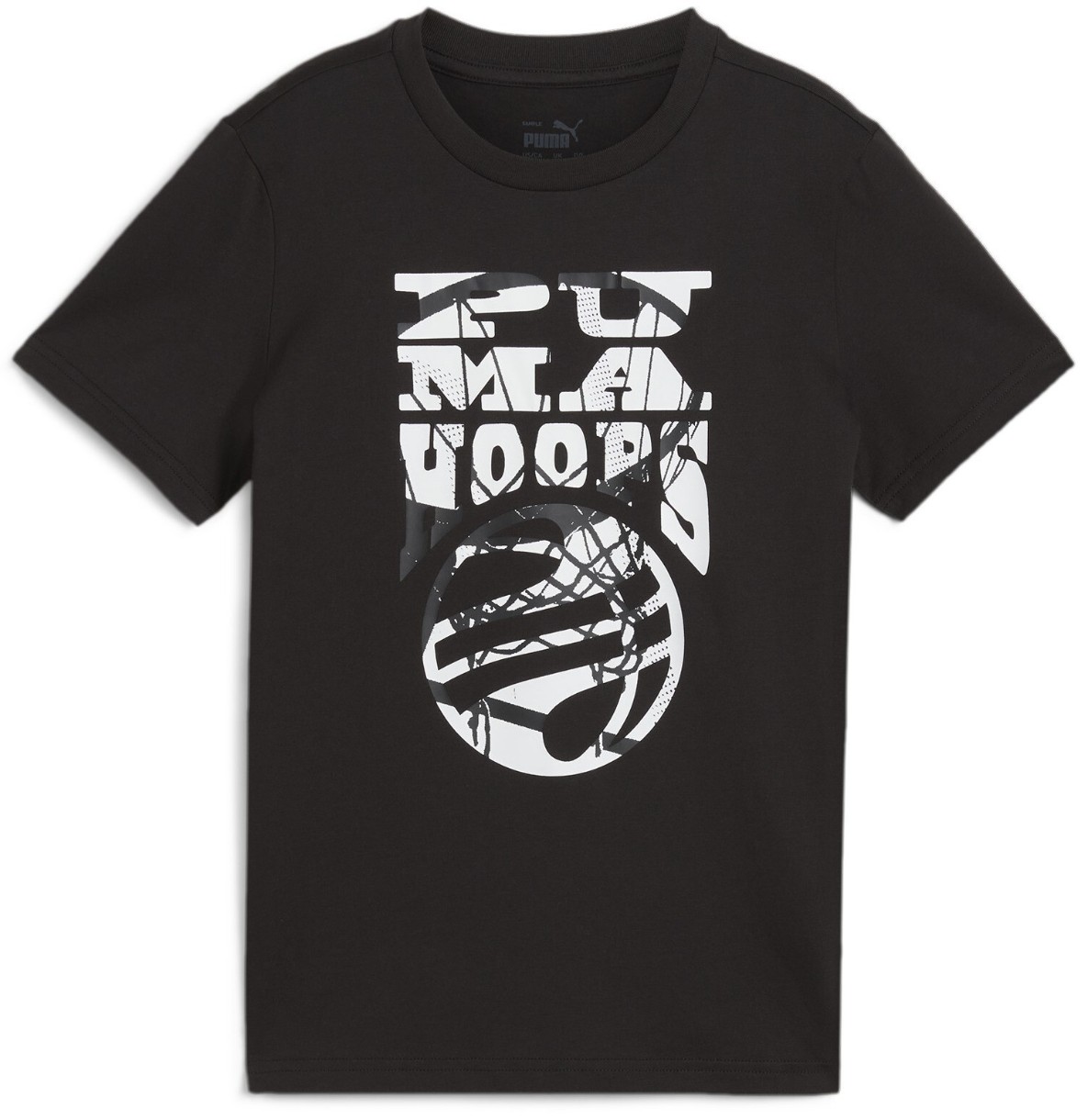 Детская футболка Puma Basketball Blueprint Tee B Puma Black/Club Navy, s.164