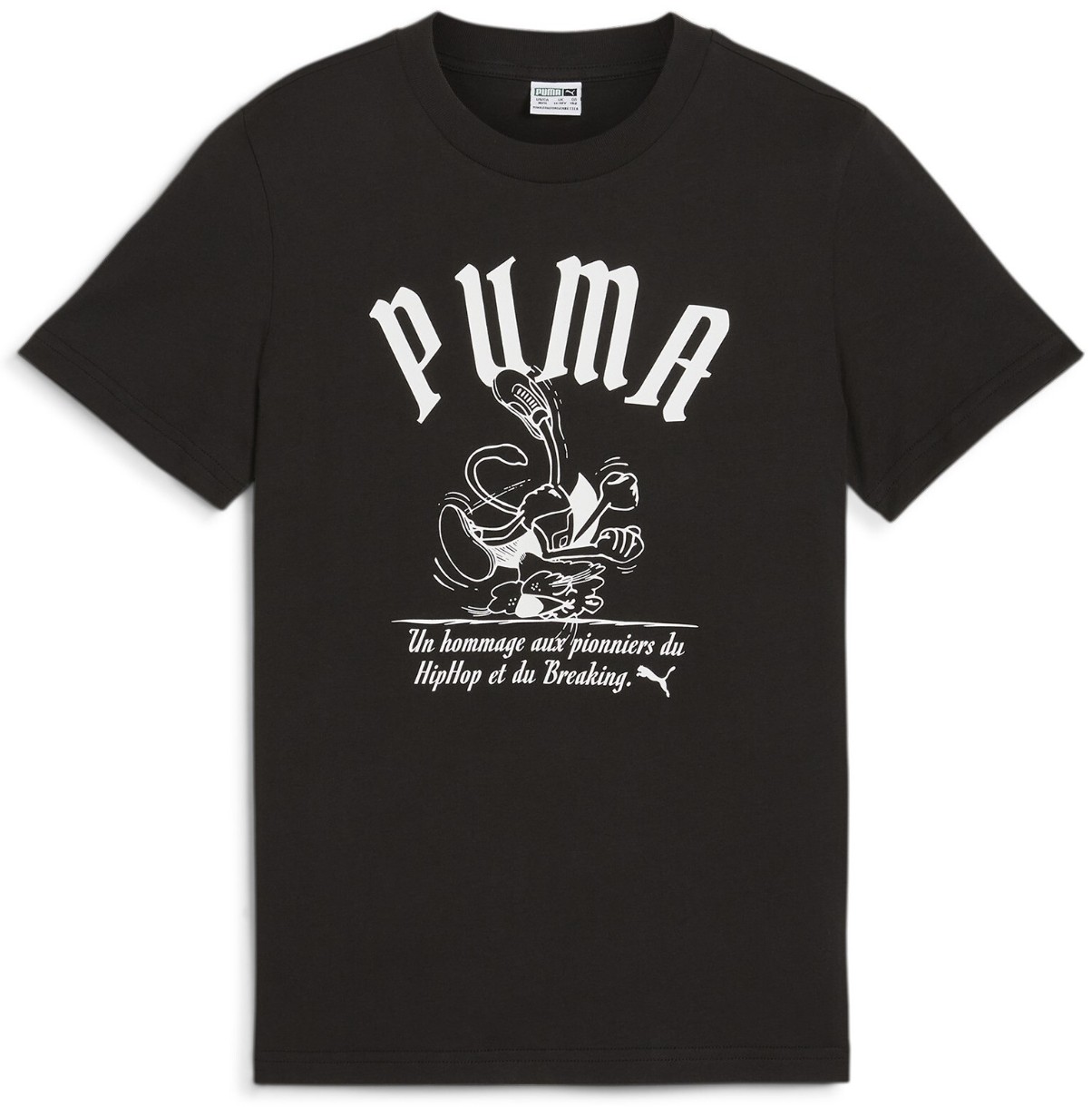 Tricou pentru copii Puma Graphics Super Break Tee B Puma Black, s.152