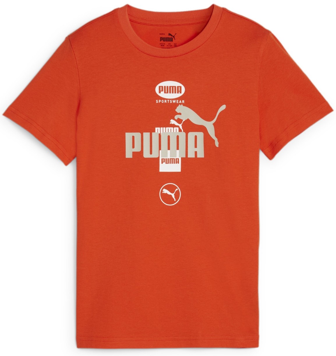 Tricou pentru copii Puma Power Graphic Tee B Redmazing, s.164