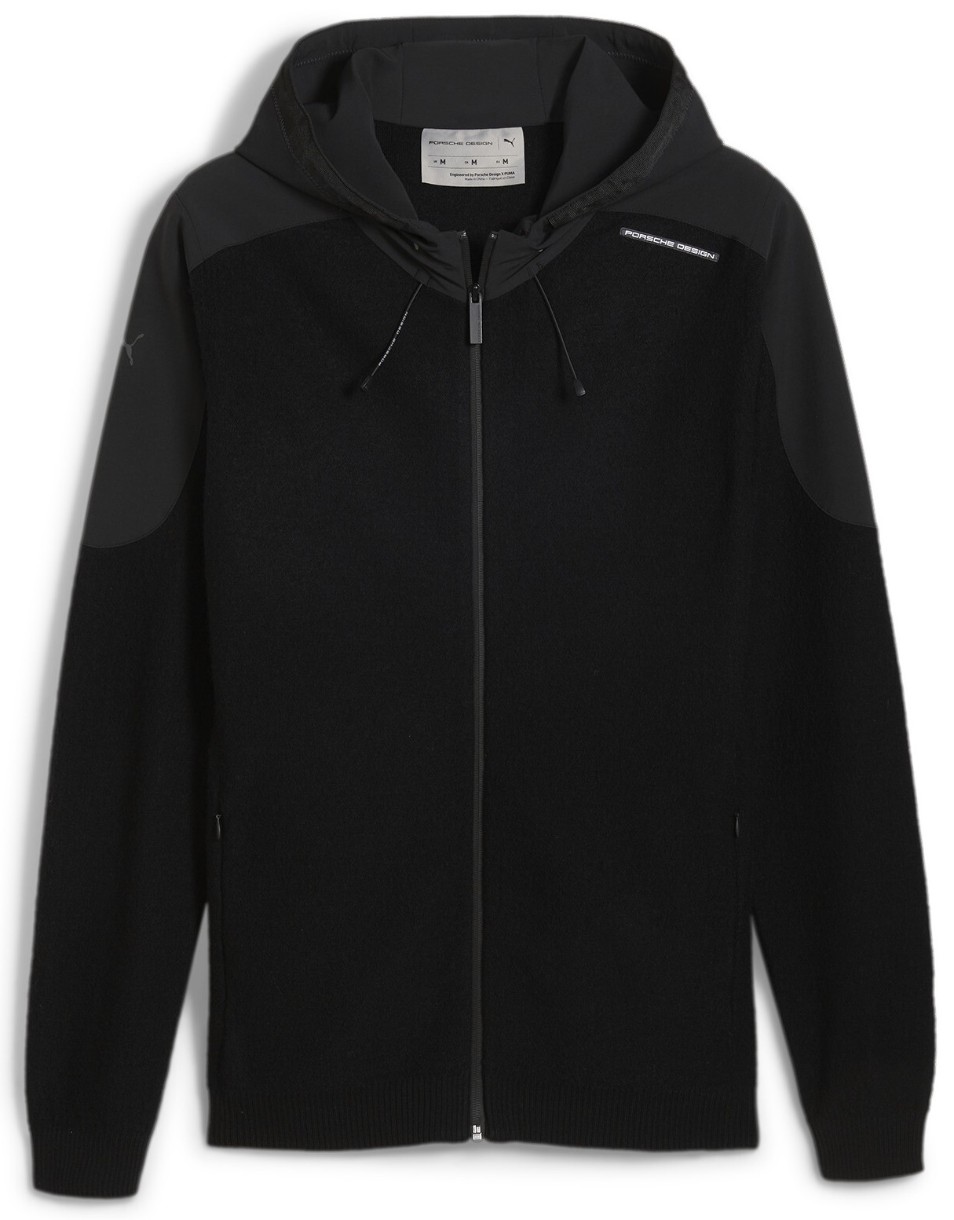 Hanorac pentru bărbați Puma Porsche Wool Mix Jacket Puma Black, s.M
