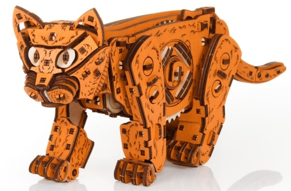 3D пазл-конструктор Ewa Toys Ginger Kitten