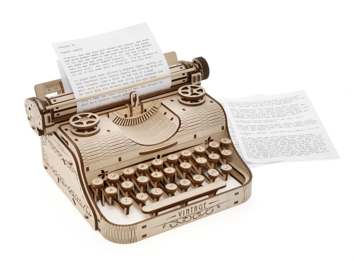 3D пазл-конструктор Ewa Toys Typewriter
