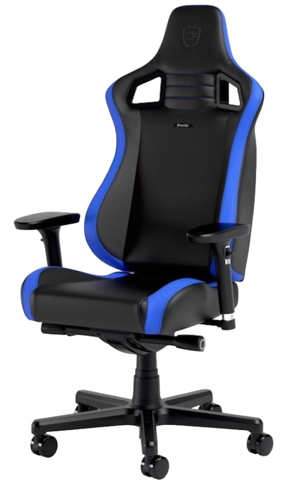 Scaun gaming Noblechairs EPIC Compact Black/Carbon/Blue