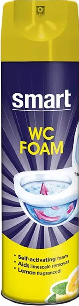 Средство для санитарных помещений Smart WC Foam Lemon 600ml