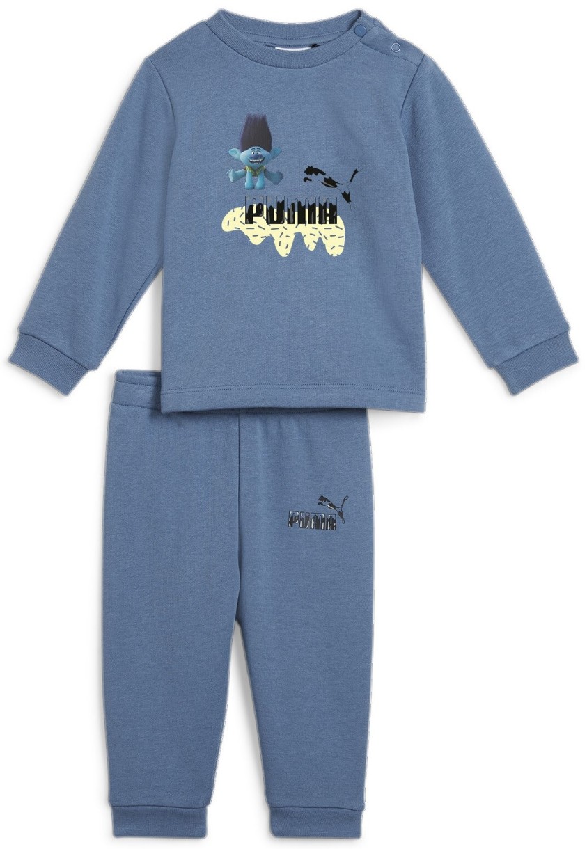 Детский спортивный костюм Puma X Trolls Minicat Crew Jogger Tr Blue Horizon, s.74