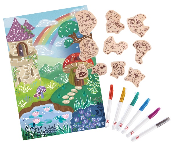 Set de decorare Hape Magic Friends (E1077)
