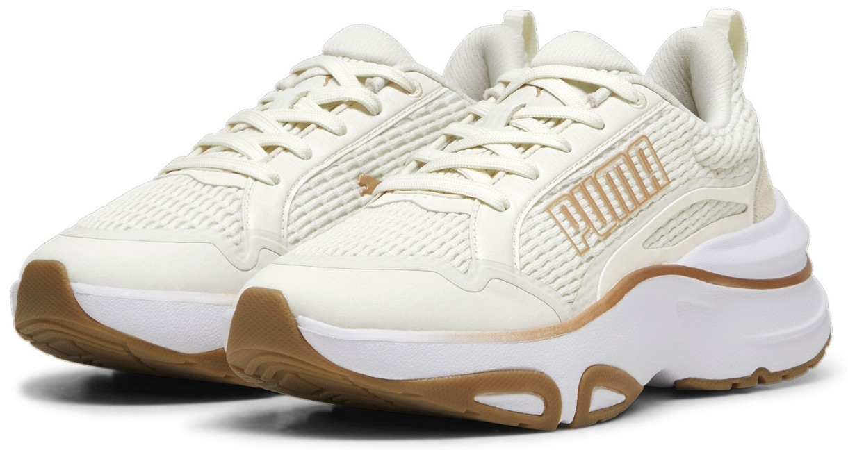Adidași pentru dame Puma Softride Divine Wns Vapor Gray/Puma Gold/Gum, s.39