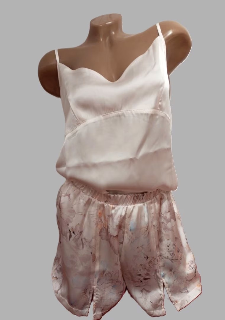 Pijama Ajoure M23621 Beige/Print Flowers, s.L