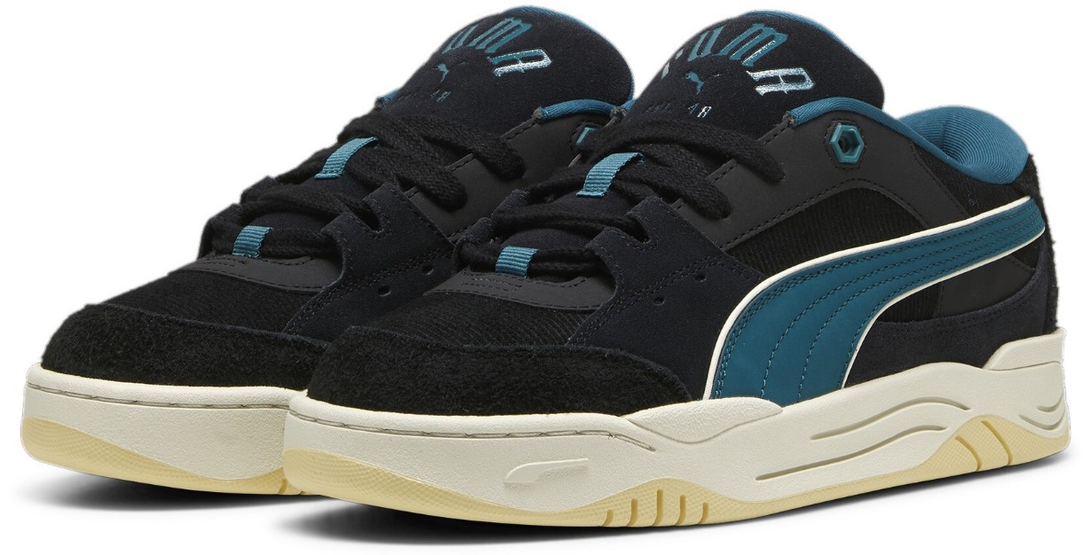 Ghete pentru bărbați Puma 180 Play Paris Puma Black/Cold Green, s.40.5