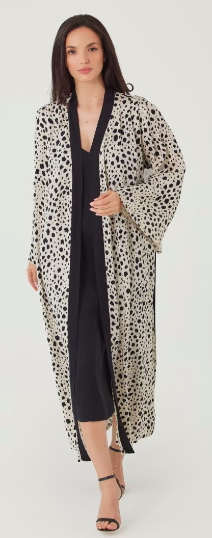 Halat Ajoure C5158 Beige/Print Leopard, s.L