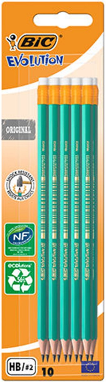 Набор простых карандашей Bic Eco Evolution (52773)
