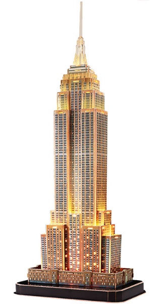 3D пазл-конструктор CubicFun Empire State Building (L539h)