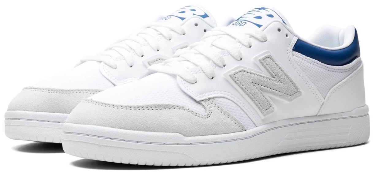 Ghete pentru bărbați New Balance 480 White/Atlantic Blue, s.43