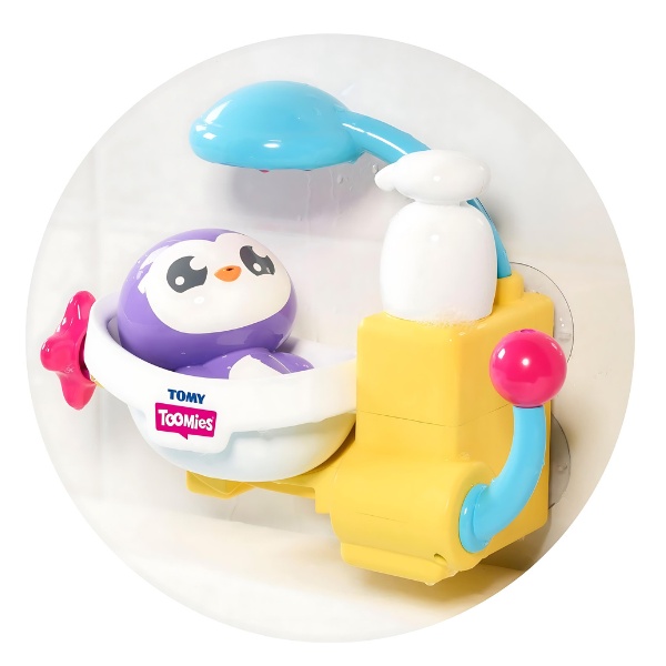 Jucărie pentru apă și baie Tomy Peryn's Shower and Scrub (T72610)