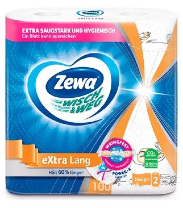 Prosoape de hirtie Zewa Wisch & Weg Extra Long 2pcs