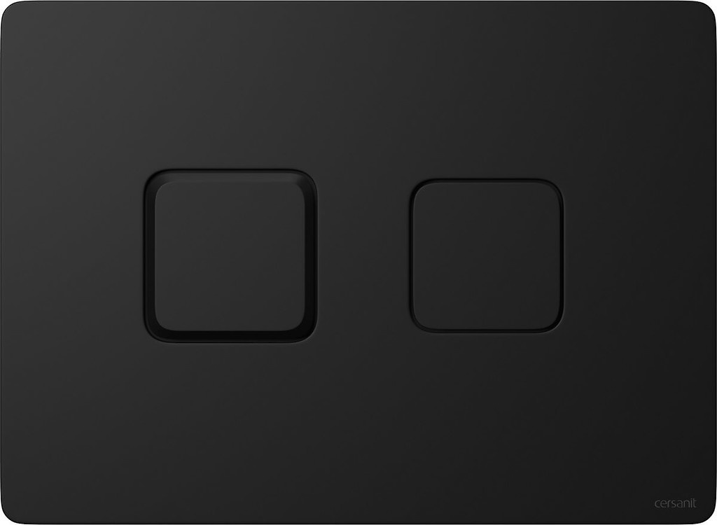 Placă de comandă Cersanit Accento Square Black (K97-426)
