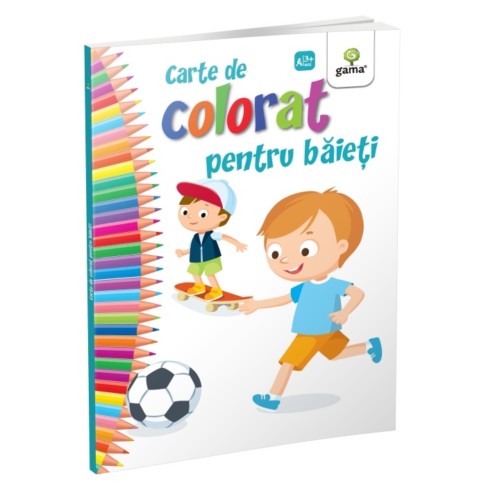 Carte de colorat pentru copii Gamma Carte de colorat pentru baieti (9789731498065)