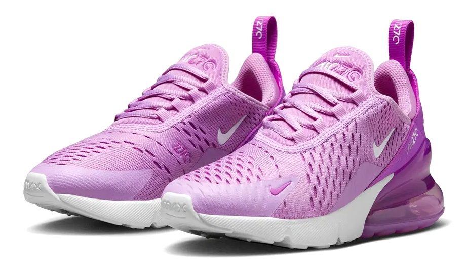 Кроссовки женские Nike Air Max 270 Bg Rush Fuchsia/Fuchsia Dream/White, s.40