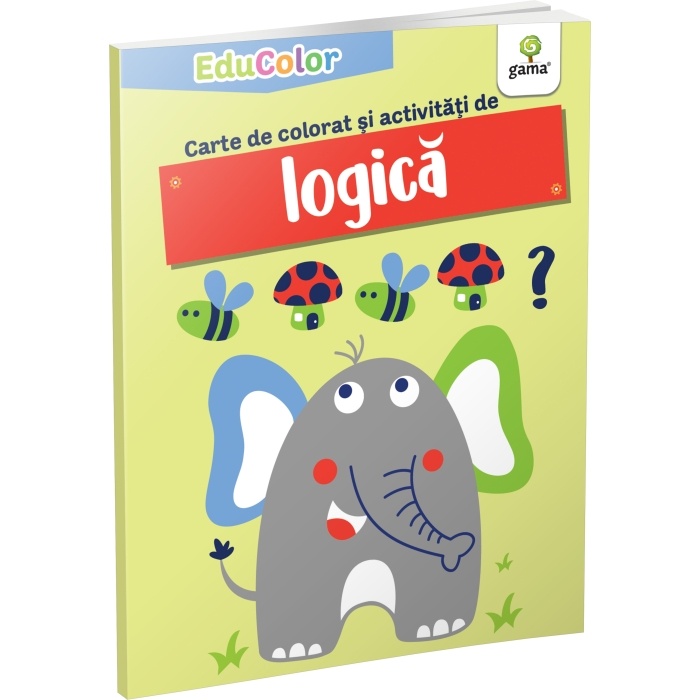 Carte de colorat pentru copii Gamma Carte de colorat si activitati de logica (9786069026144)