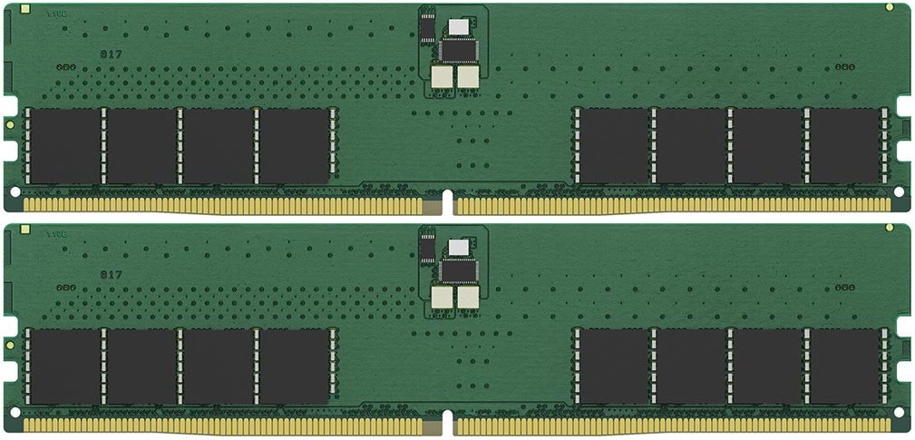 Оперативная память Kingston ValueRAM 64Gb DDR5-5200MHz Kit (KVR52U42BD8K2-64)