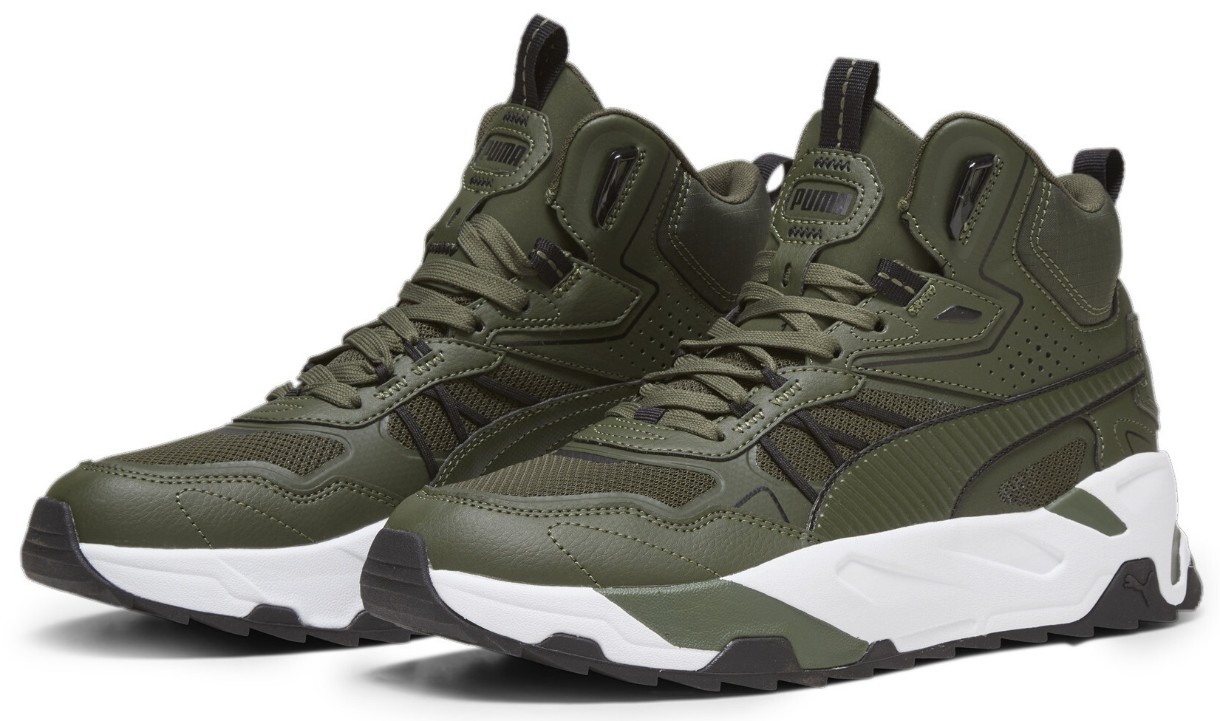 Bocanci pentru bărbați Puma Trinity Mid Hybrid Myrtle/Puma Black, s.44.5