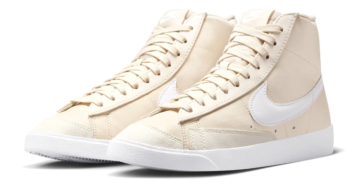 Ghete pentru dame Nike W Blazer Mid 77 Next Nature Light Orewood Brown/Volt/Black/White, s.39
