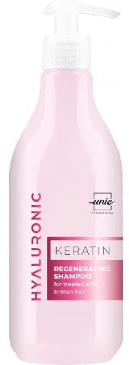 Șampon pentru păr Unic Hyaluronic Keratin Regenerating Shampoo 500ml