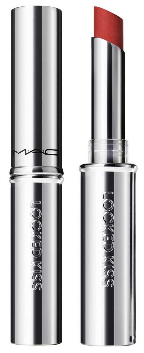 Ruj de buze MAC Locked Kiss Lipstick Extra Chili