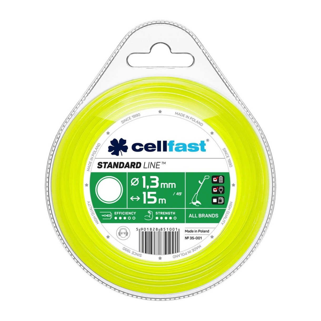 Леска для триммера Cellfast Standard 42906