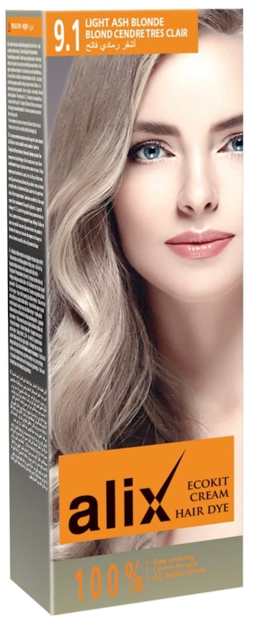 Vopsea pentru păr Alix Ecokit 9.1 50ml
