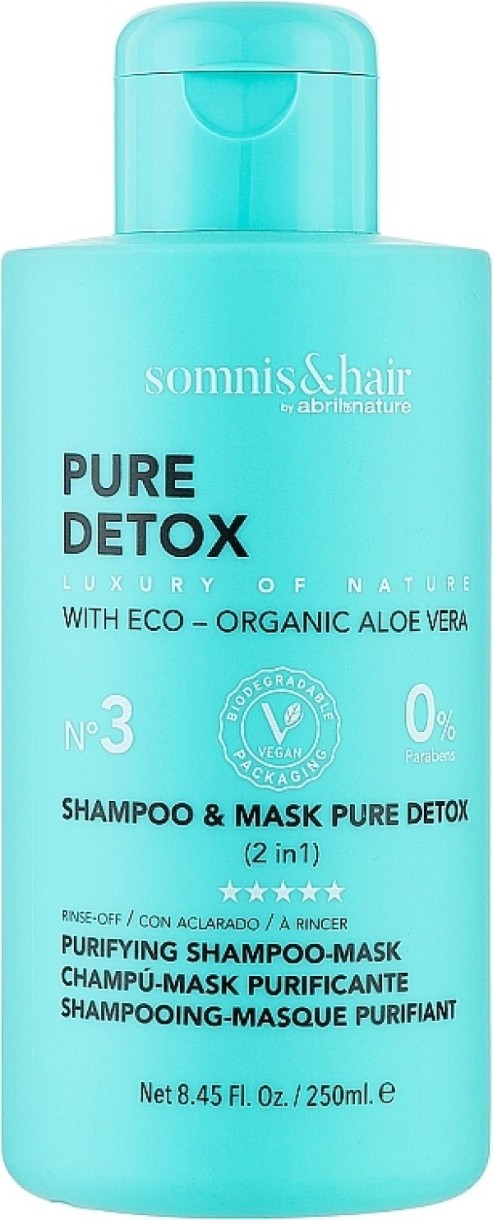 Шампунь для волос Somnis&Hair Pure Detox Shampoo & Mask 250ml
