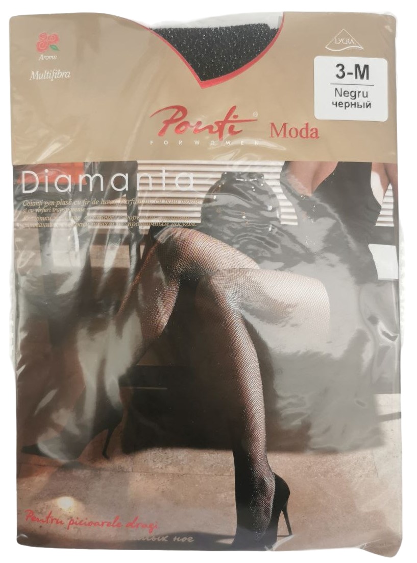 Женские колготки Ponti Diamanta Black, s.4-L 20 Den