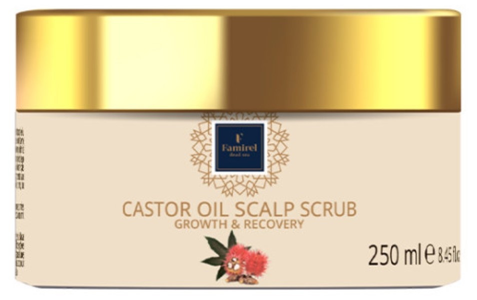 Скраб для кожи головы Famirel Castor Oil 250ml (085786)