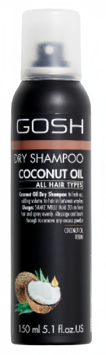 Șampon uscat pentru păr Gosh Coconut Oil Dry Shampoo 150ml
